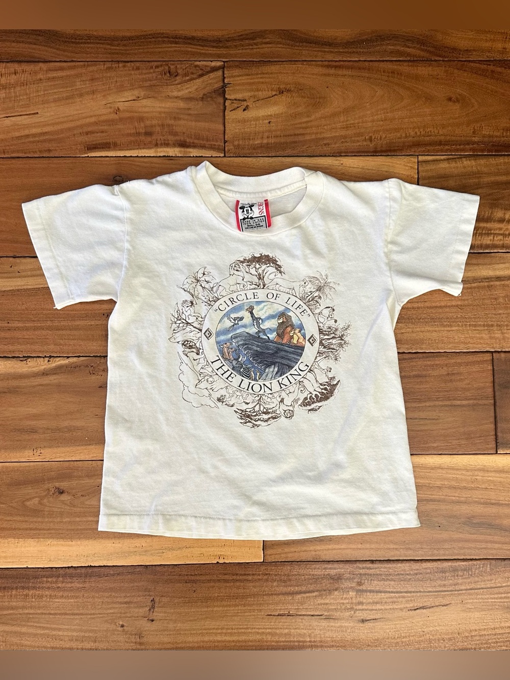 Disney Lion King Circle of Life T-Shirt Kids Small 6-8 Made in USA